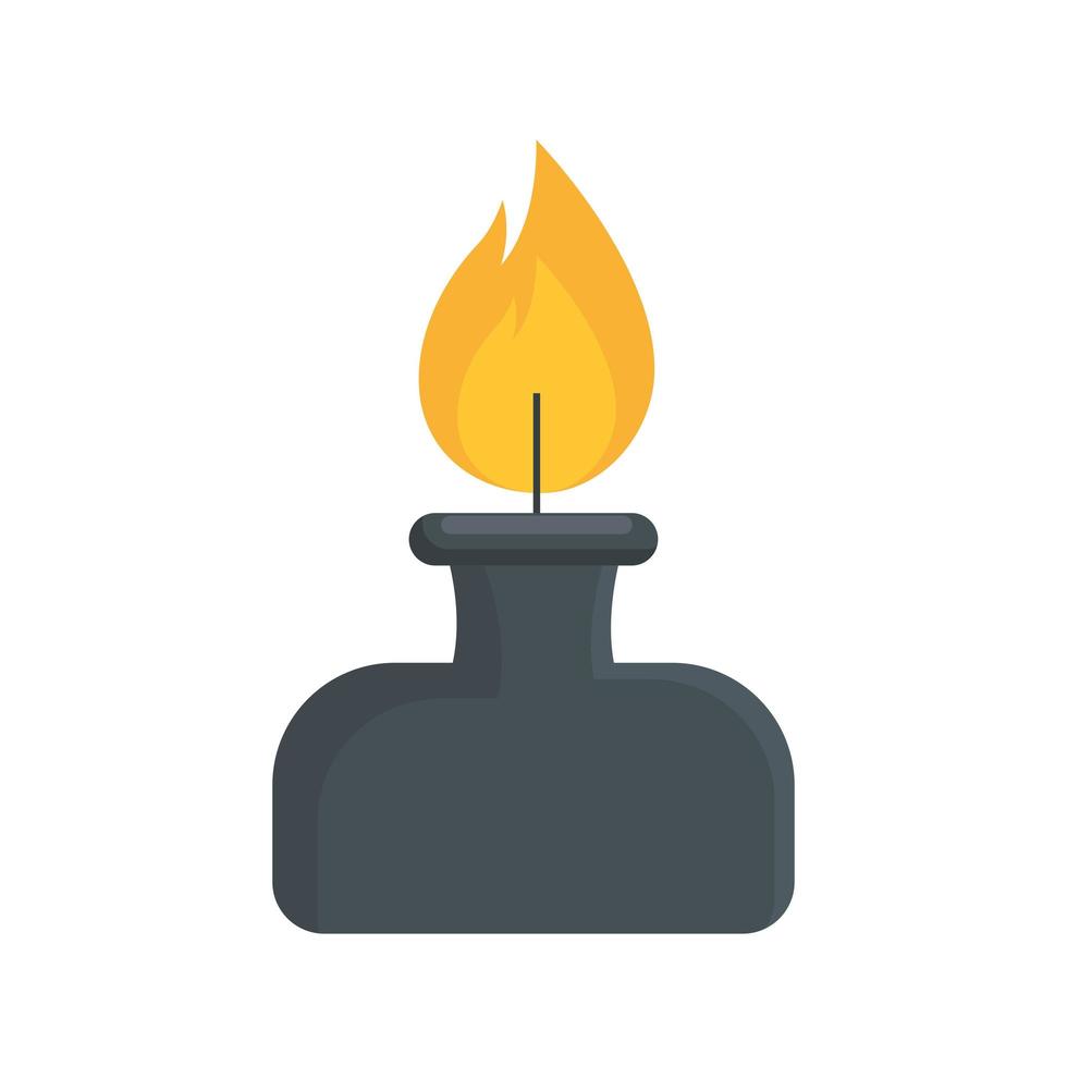 flame of laboratory vector
