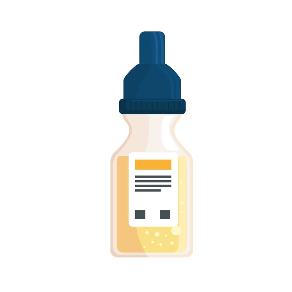bottle dropper medical vector