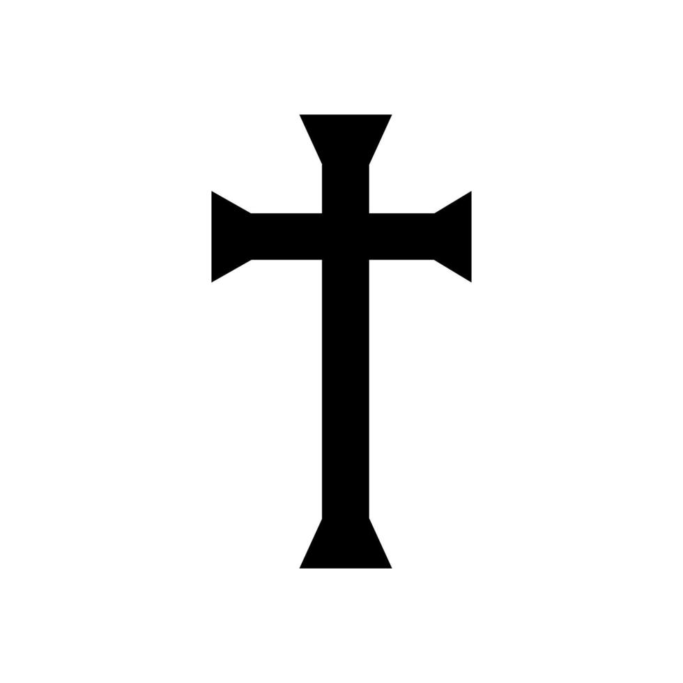 Christian cross vector