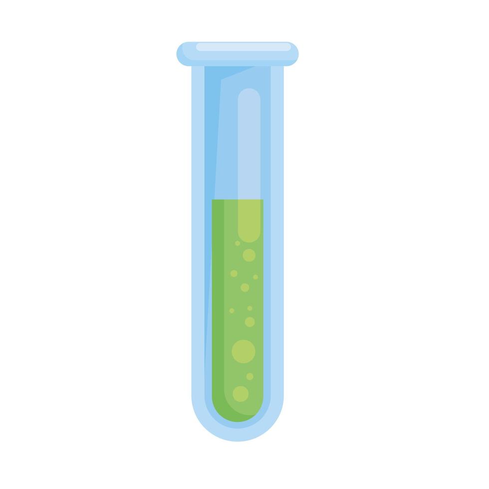 prueba de tubo de ciencia vector