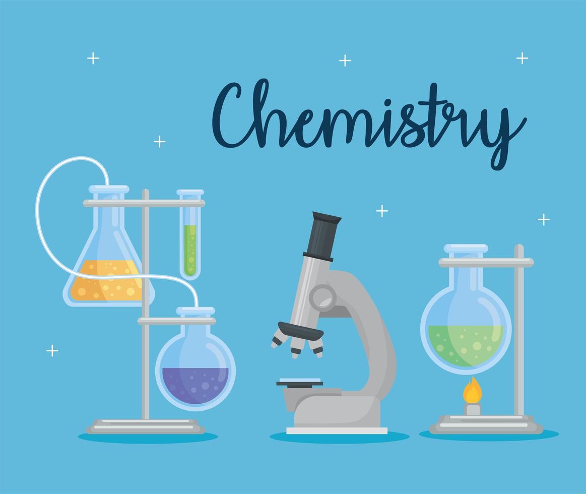 poster of chemistry vector