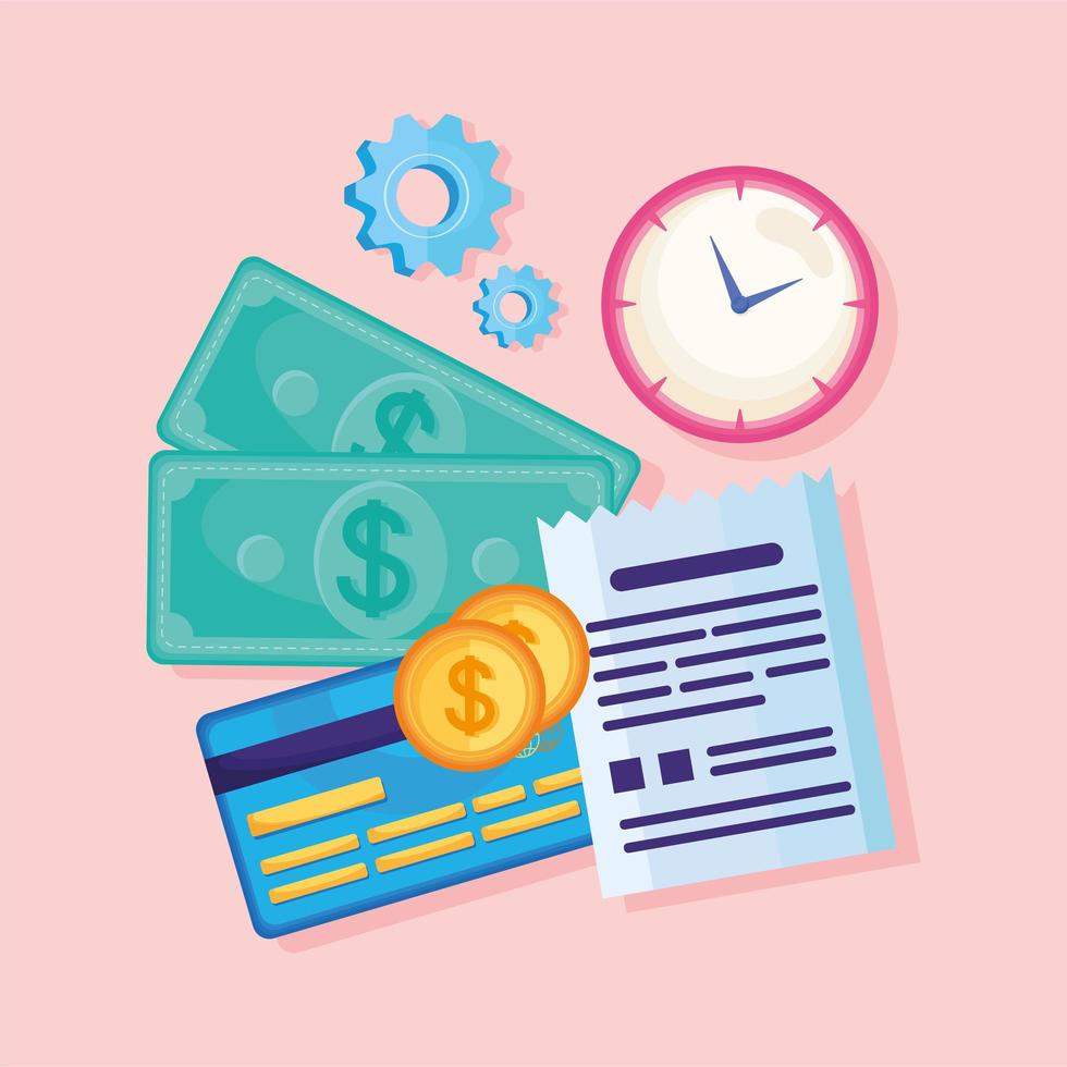 budget management money vector