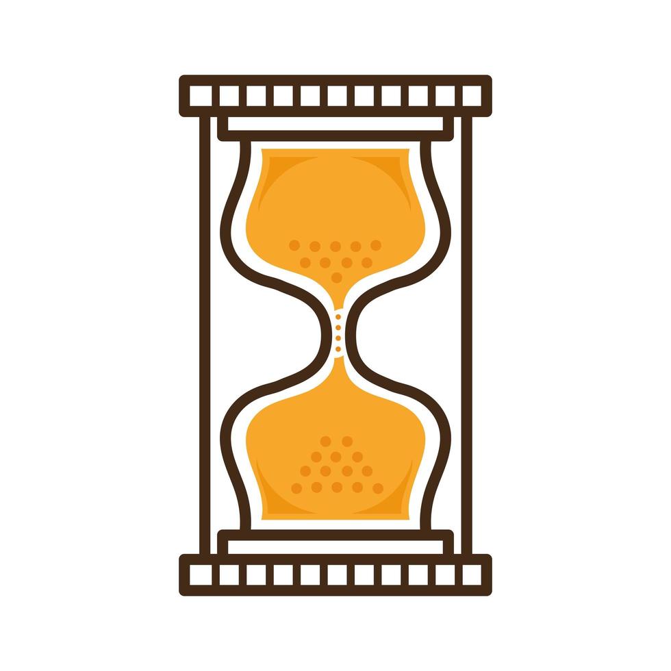 time counter hourglass vector