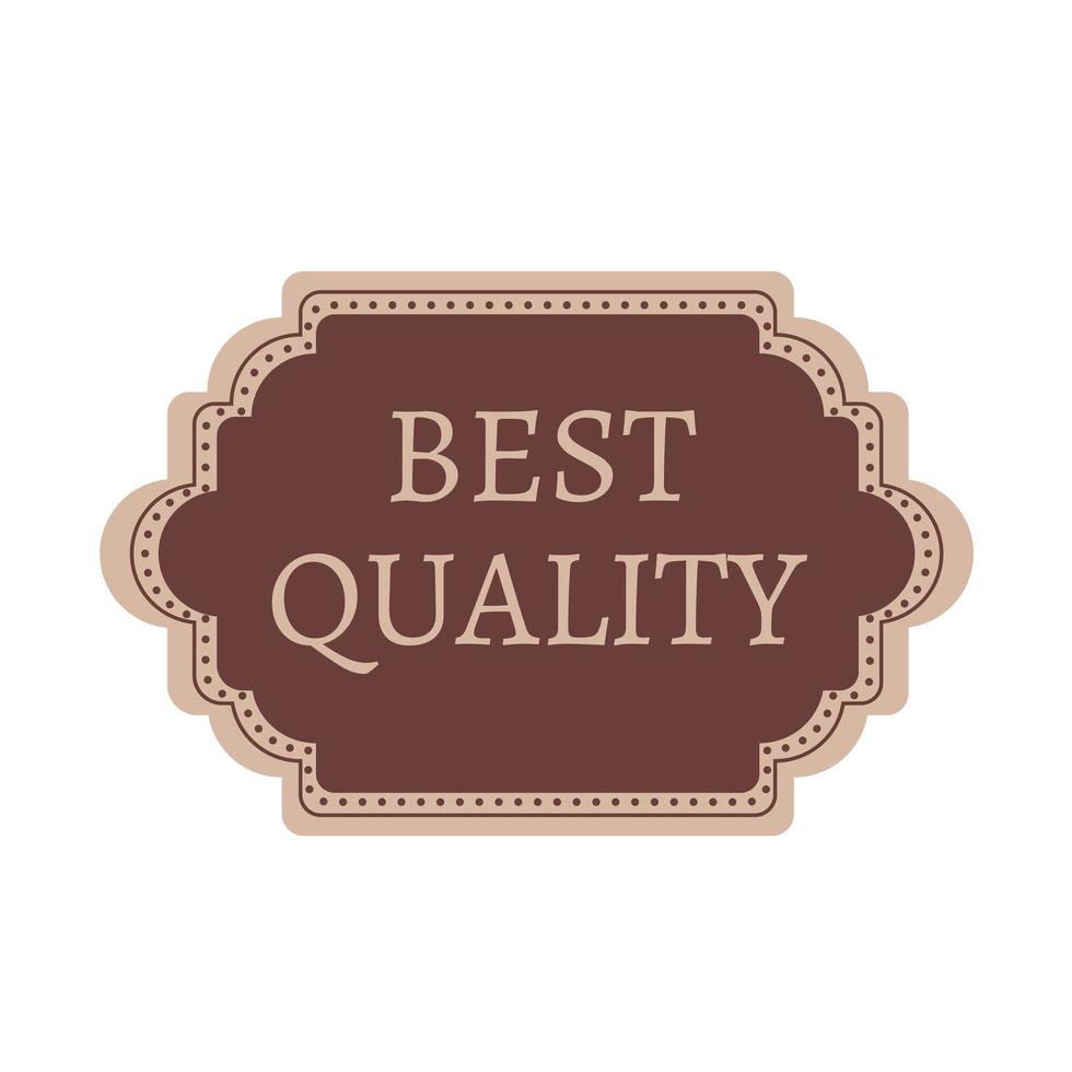 frame of best quality vector