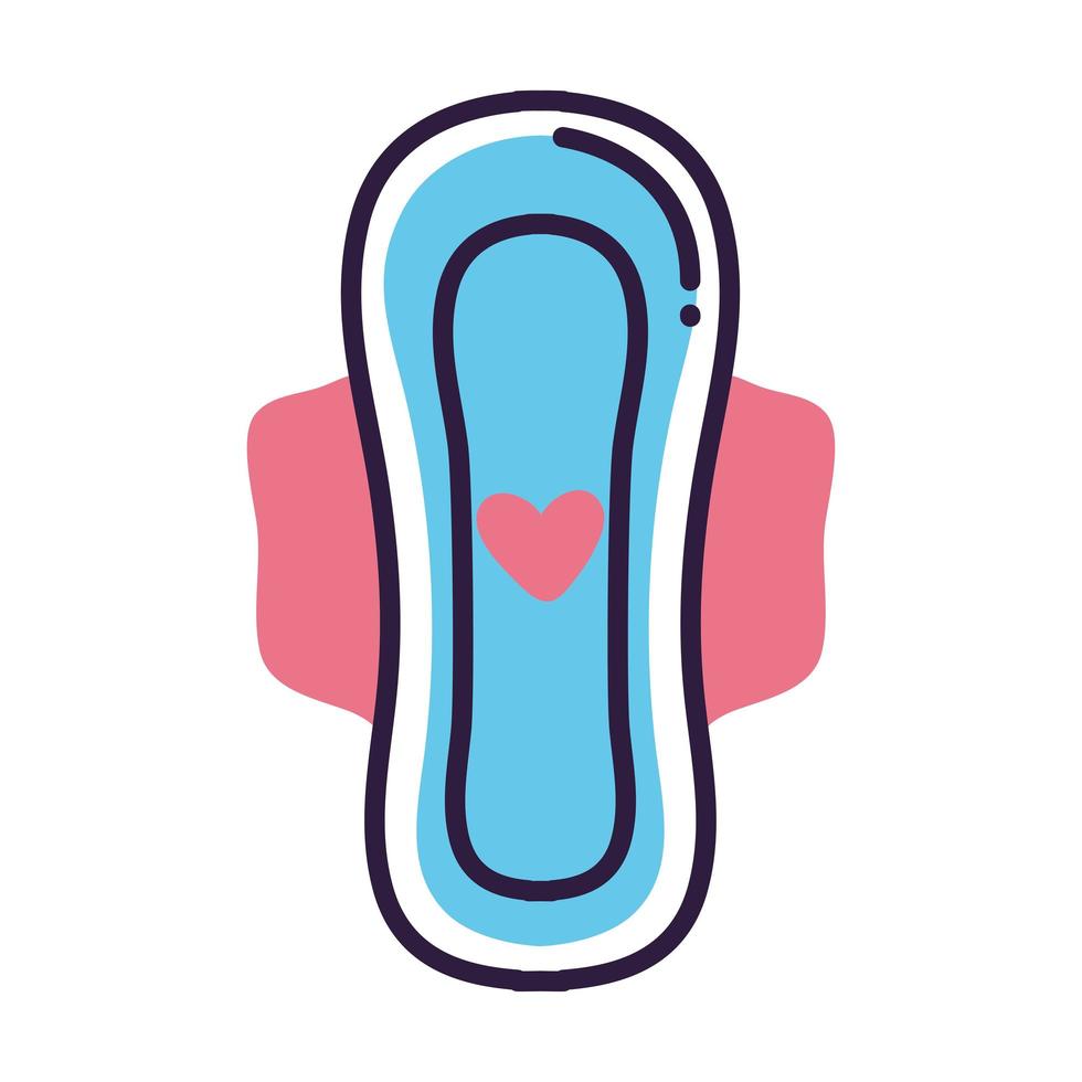 feminine sanitary napkin vector
