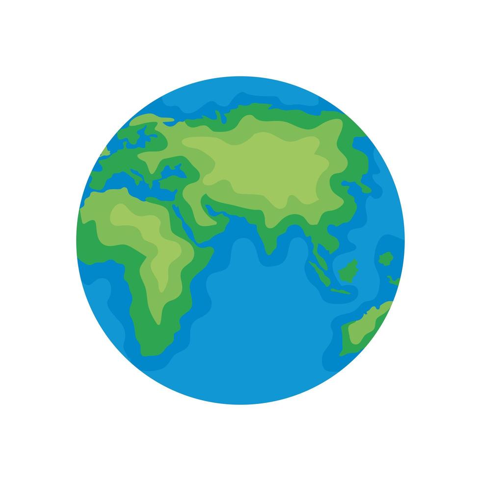 world planet earth vector