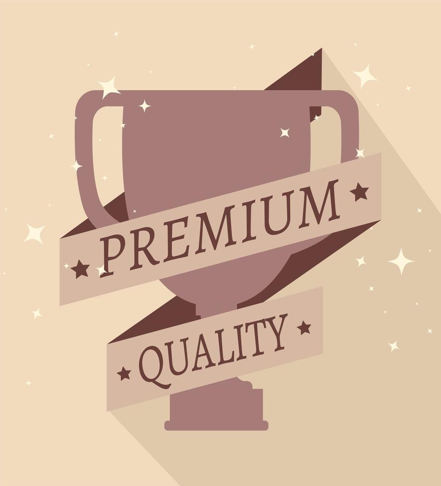 premium quality banner vector