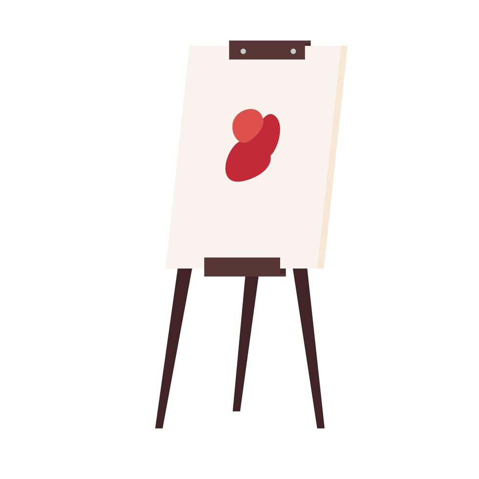 painting canvas tripod vector