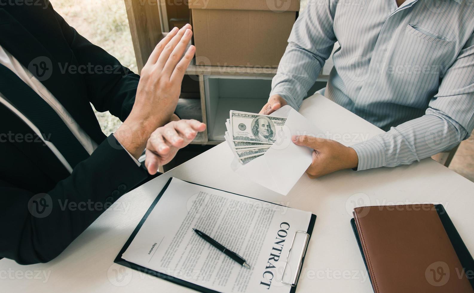 Entrepreneurs are denying bribery or corruption from partners. photo