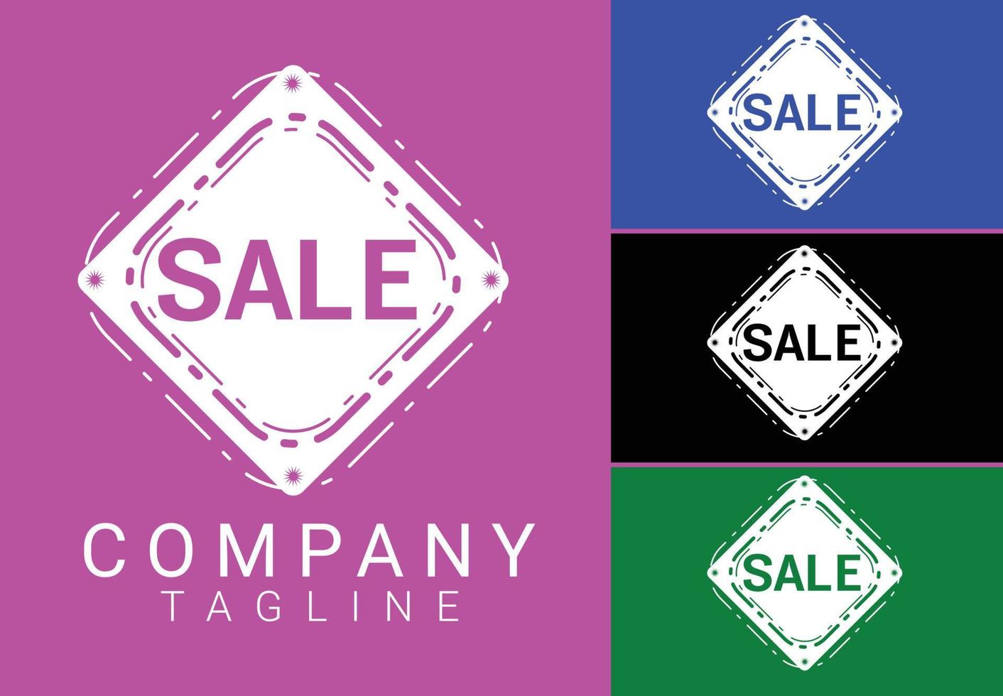 SALE letter new logo and icon design vector