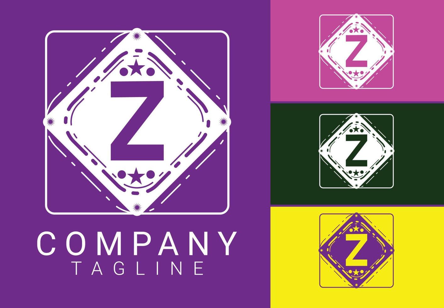 diseño de icono y logotipo de letra z nuevo vector