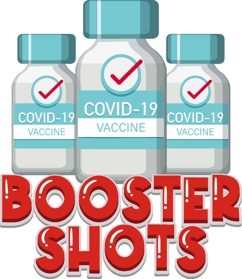 Booster shorts covid 19 vaccine logo vector