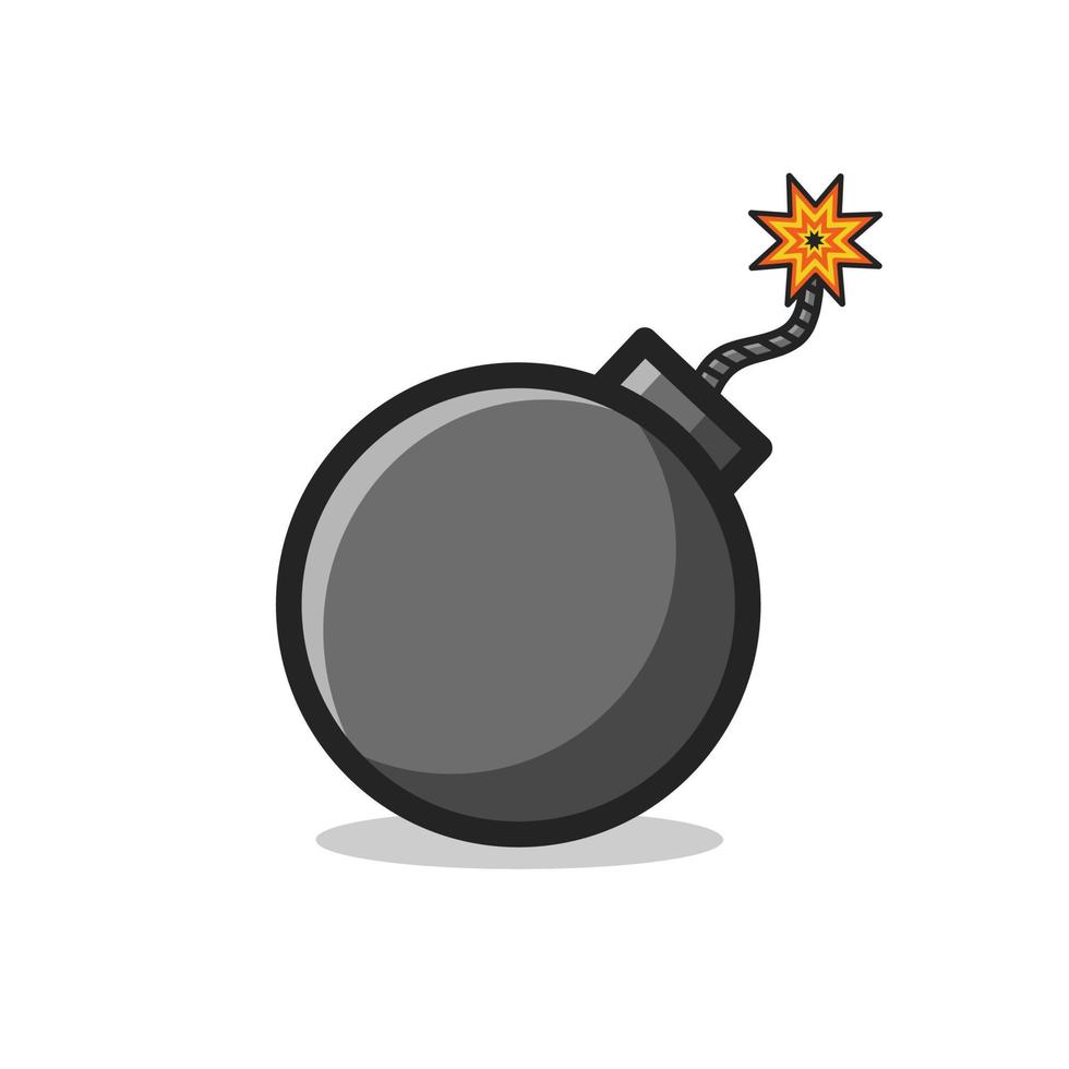 boom vector illustration, explosion icon with sparks,