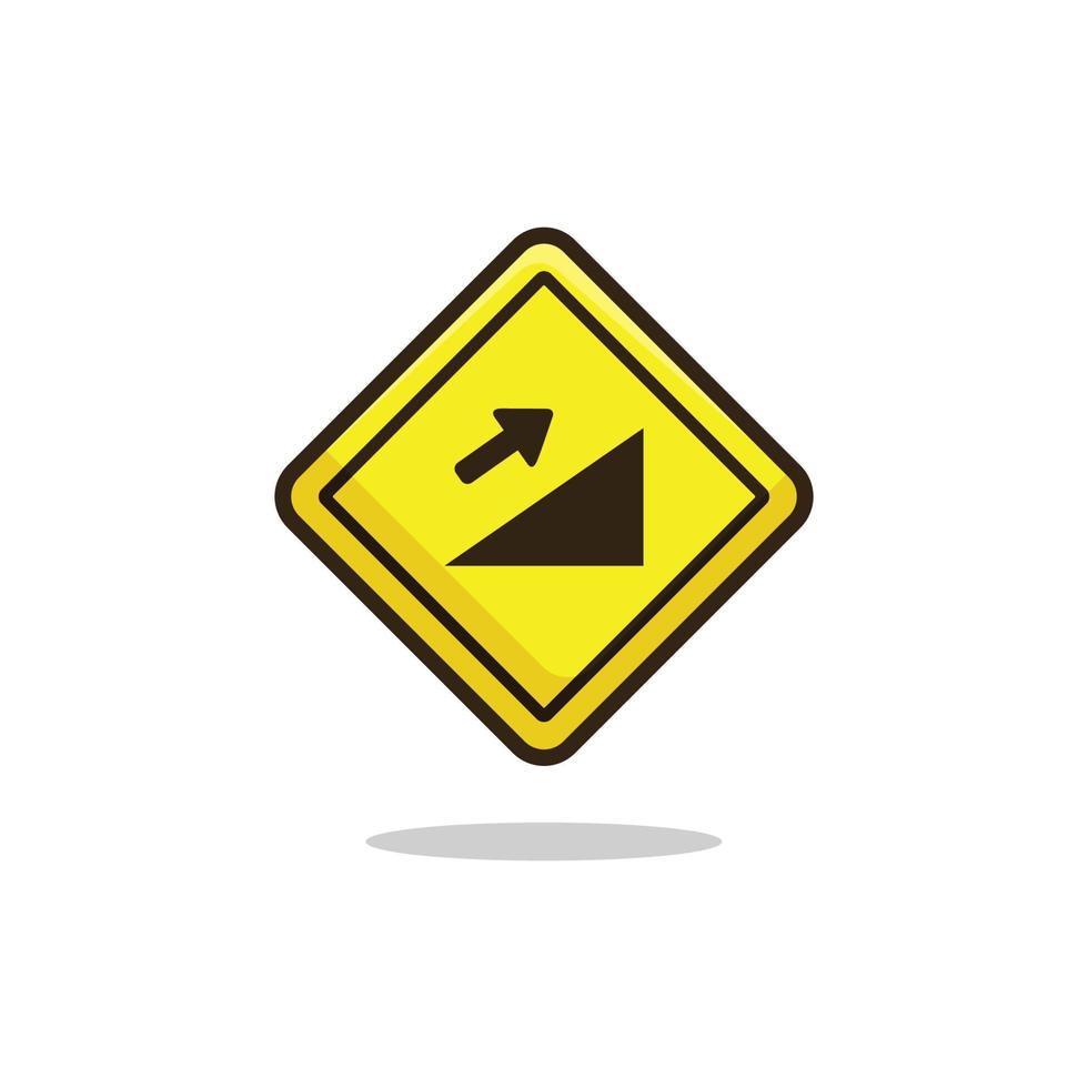 Hill sign icon vector