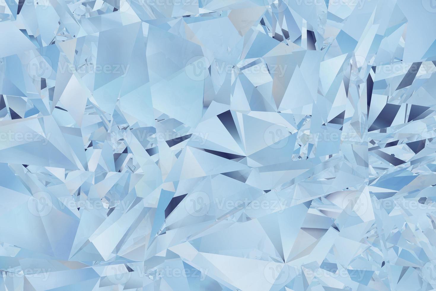 Crystal diamonds backdrop with a low-poly refractive index and attractive polygonal mosaic. Brilliants crystalline jewelry tones that look like broken glass and glitter adamant in luxury style. photo