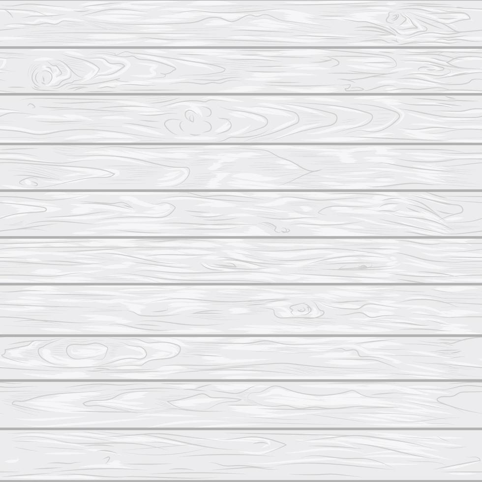 White wooden planks seamless pattern. vector