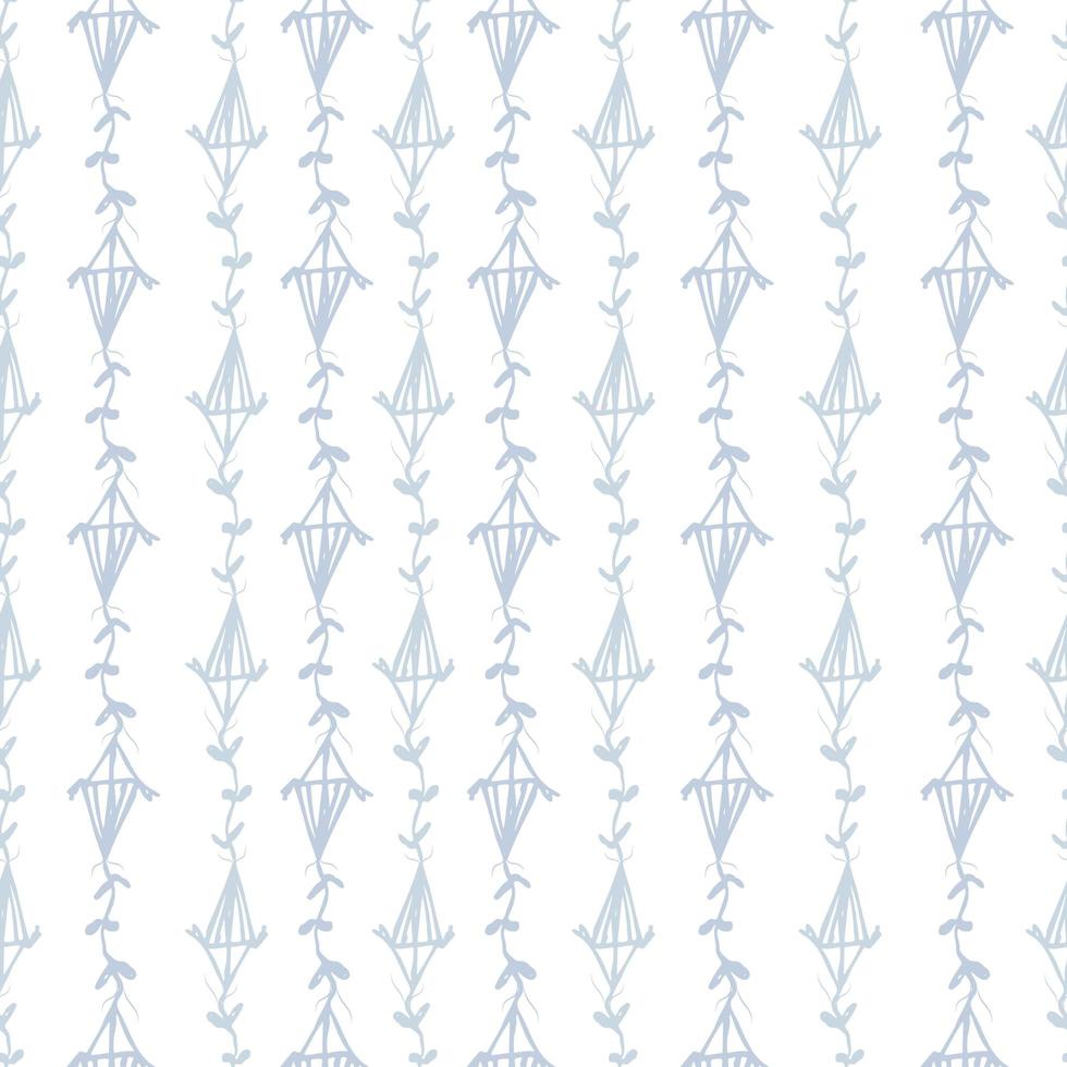 Cute kite seamless pattern. vector