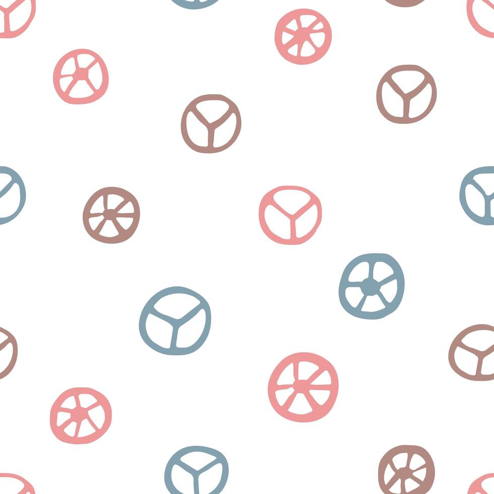 Peace signs seamless pattern. vector