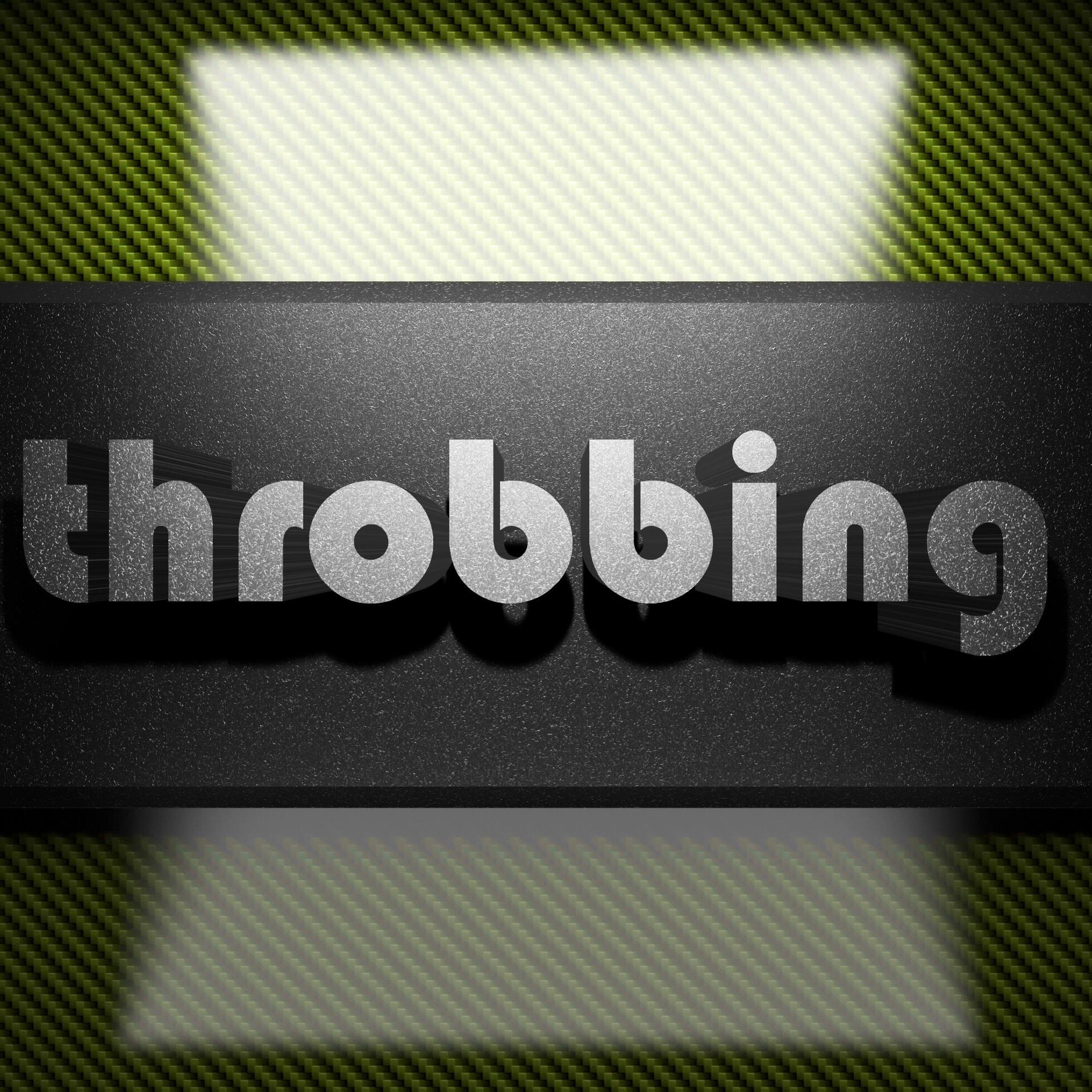 throbbing word of iron on carbon 6064159 Stock Photo at Vecteezy