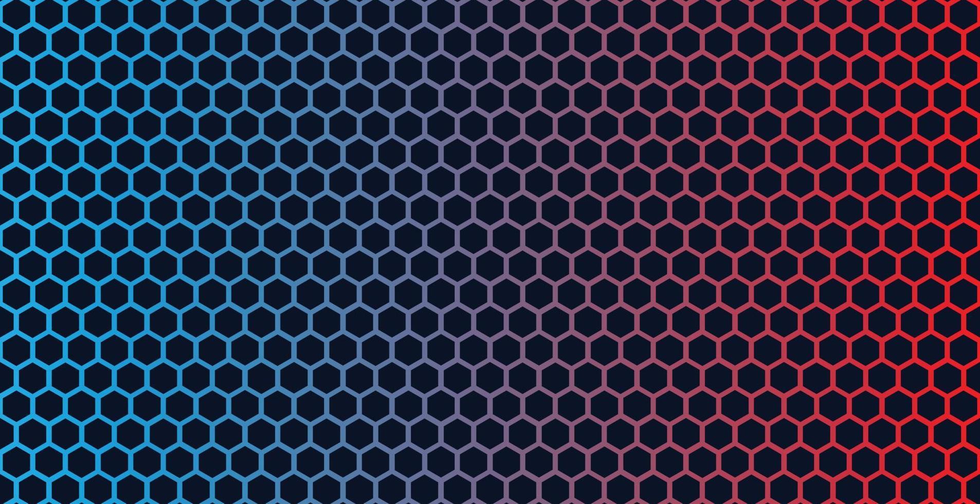 fondo de malla de patrón de tecnología hexagonal vector