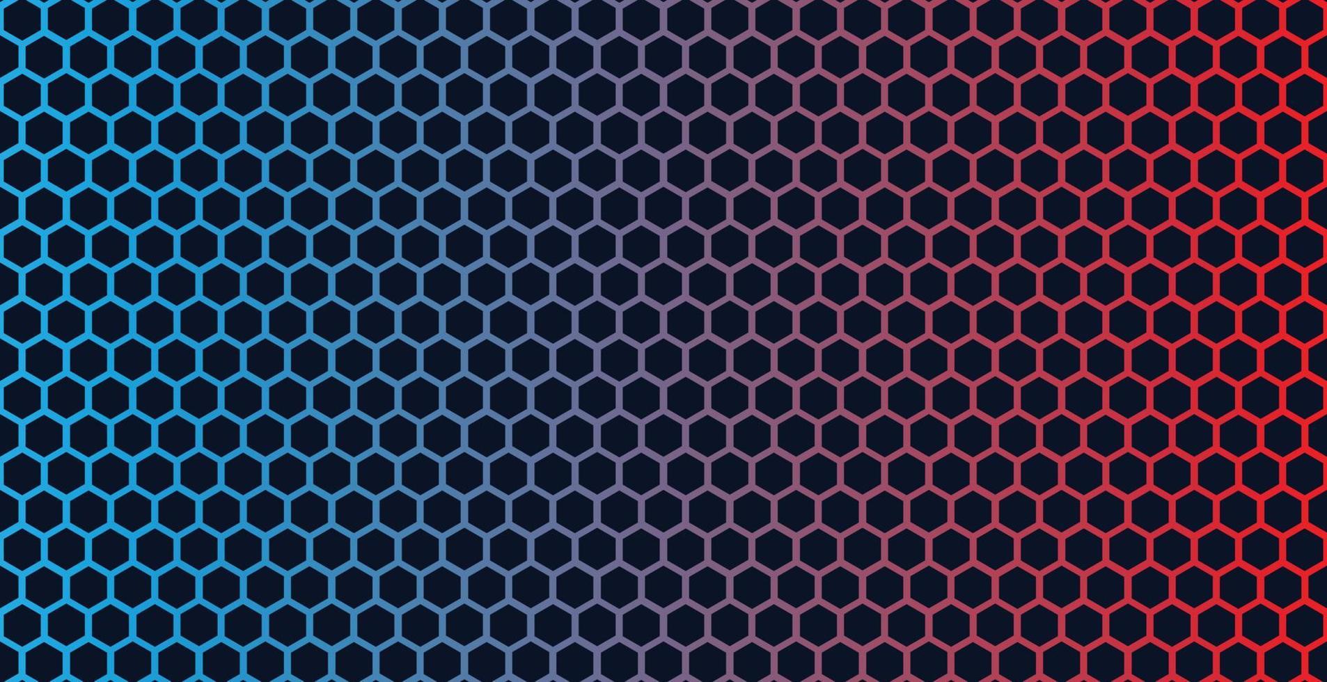 Hexagonal technology pattern mesh background vector
