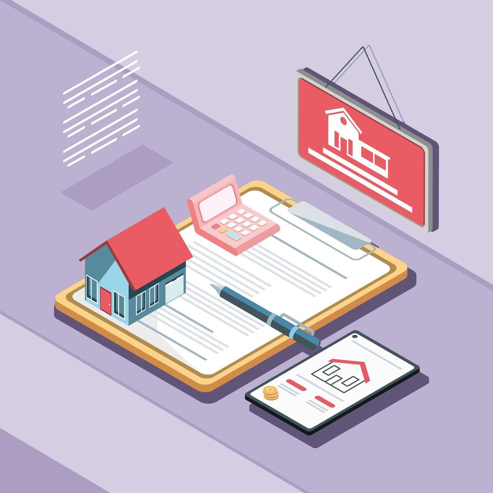 real estate business vector