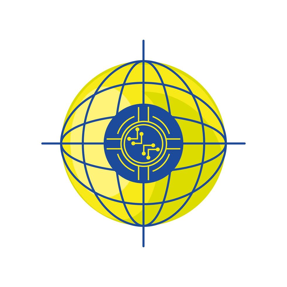 global bitcoin money vector