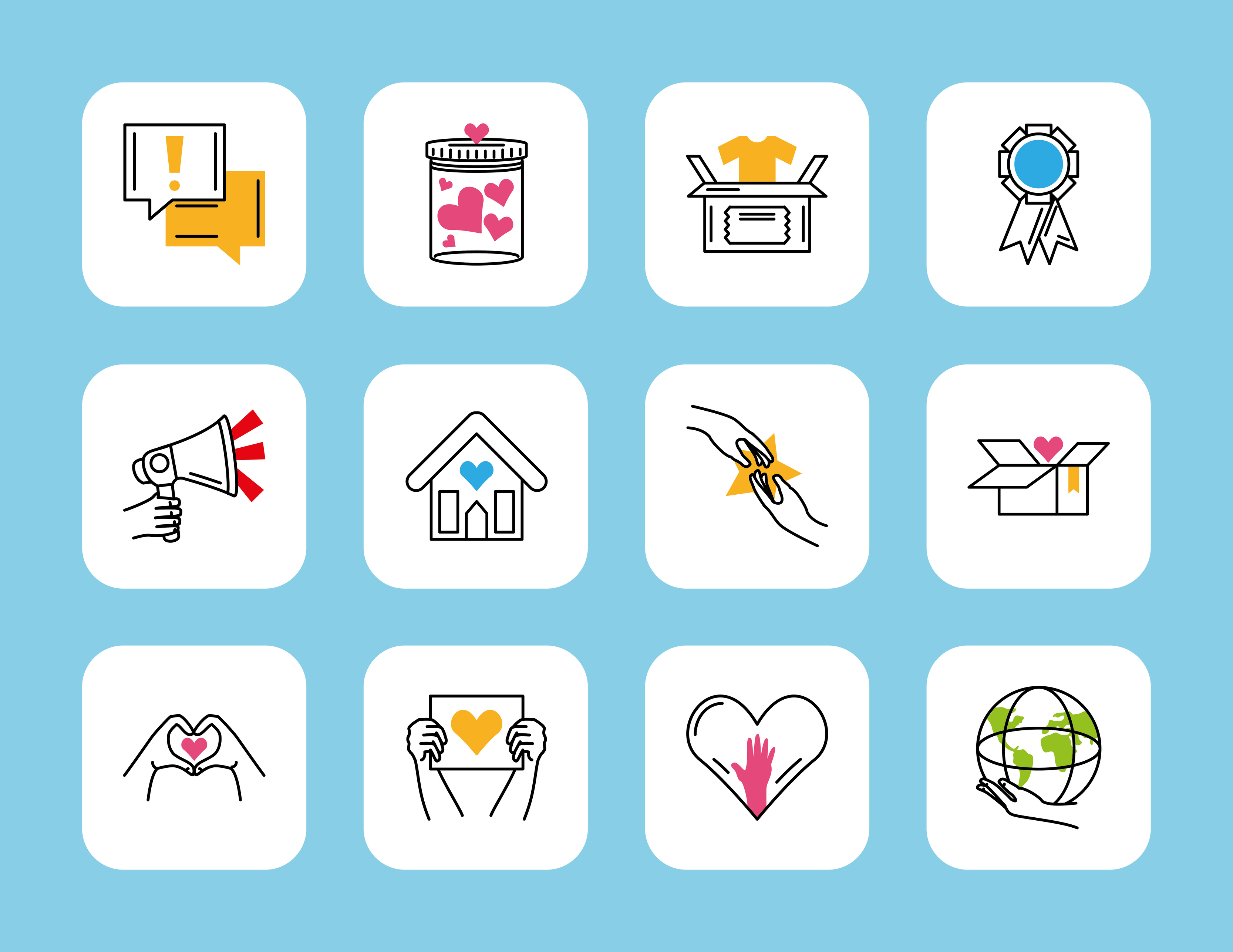 volunteering help social assistance 6065815 Vector Art at Vecteezy