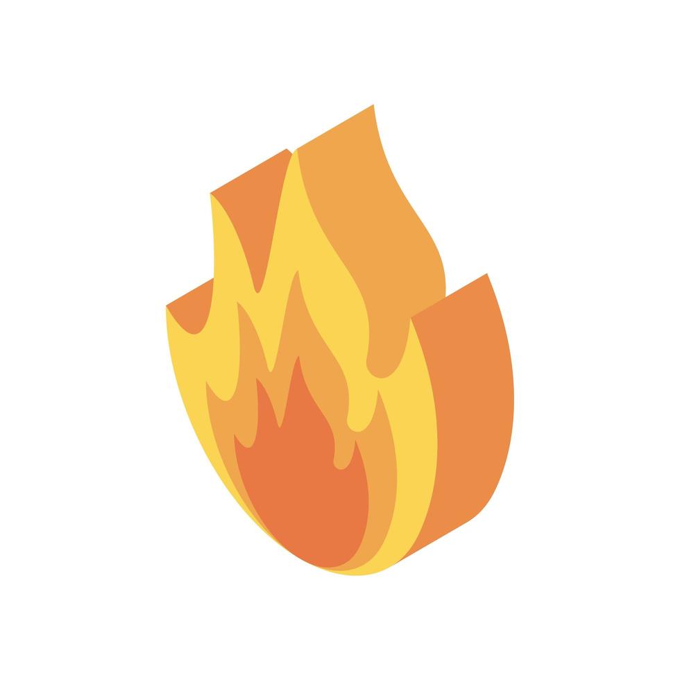 fire flame hot vector