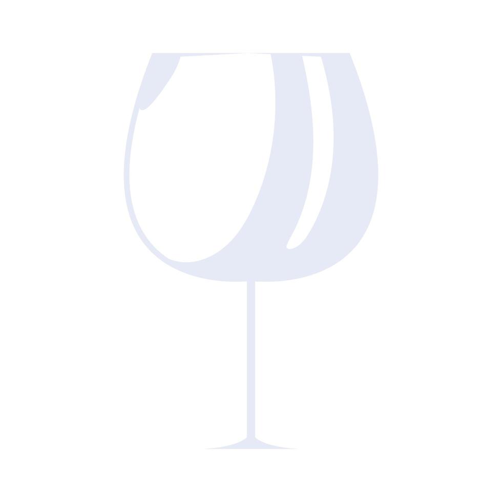 glass goblet template vector