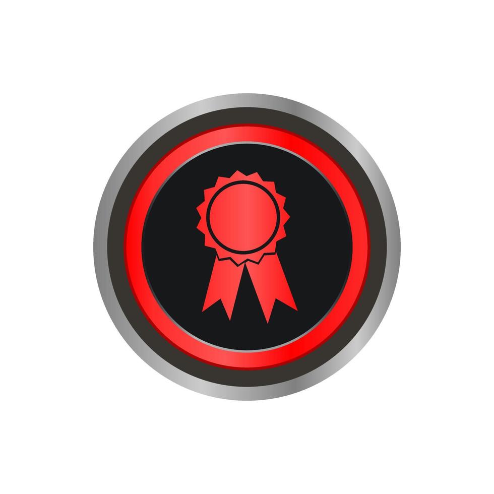 reward button icon logo template illustration vector