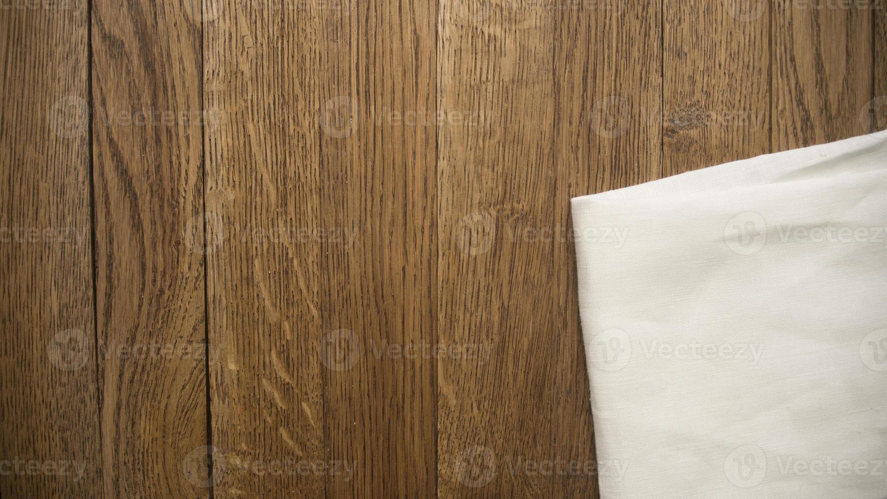 fabric on a wooden background photo