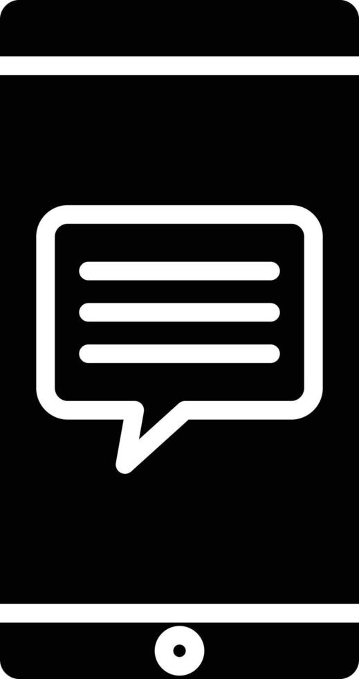 Mobile Message Icon Style vector