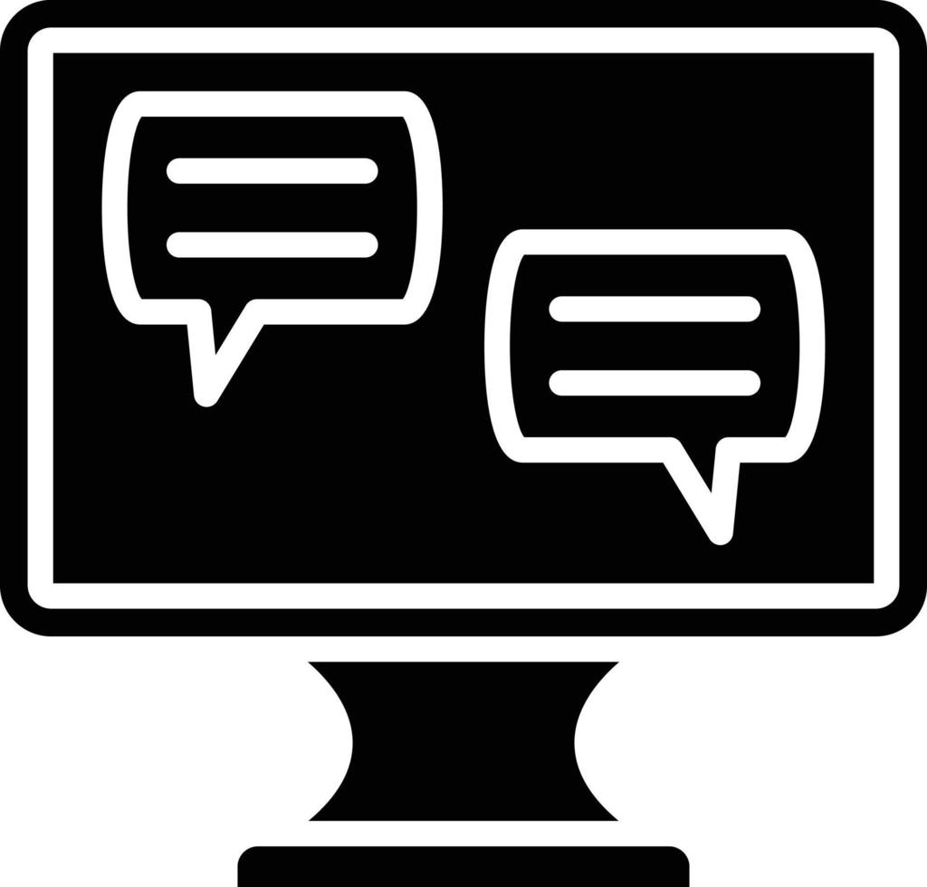 Ecommerce Chat Icon Style vector