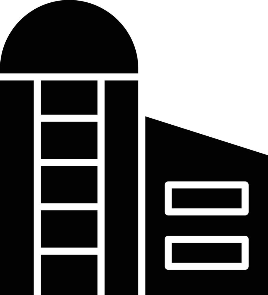 estilo de icono de silo vector