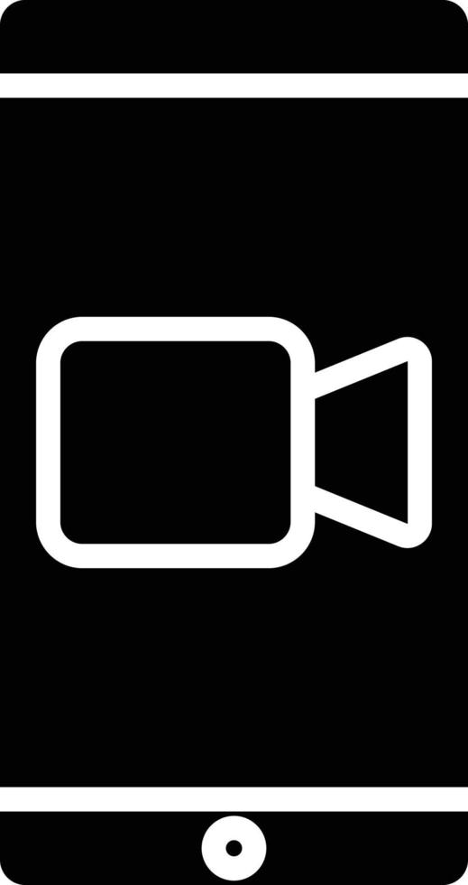 Video Call Icon Style vector