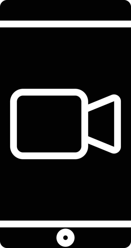 Video Call Icon Style vector