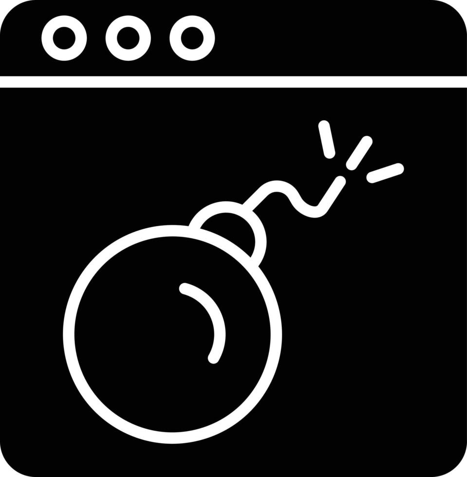 Bomb Icon Style vector