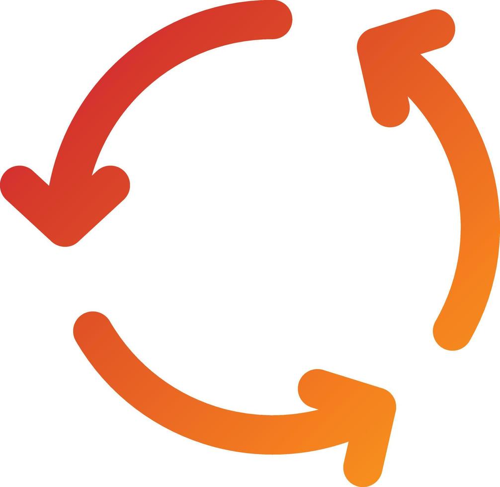 Refresh Icon Style vector