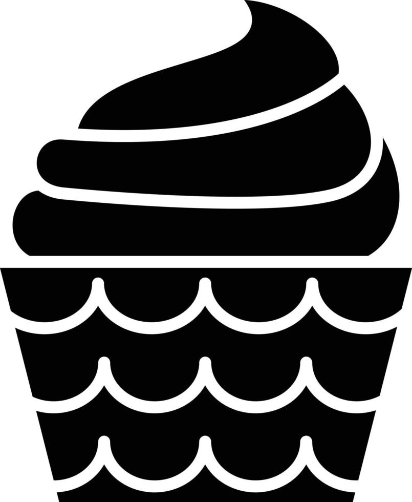 Cupcake Icon Style vector