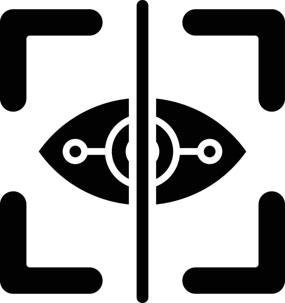 Eye Tracking Icon Style vector