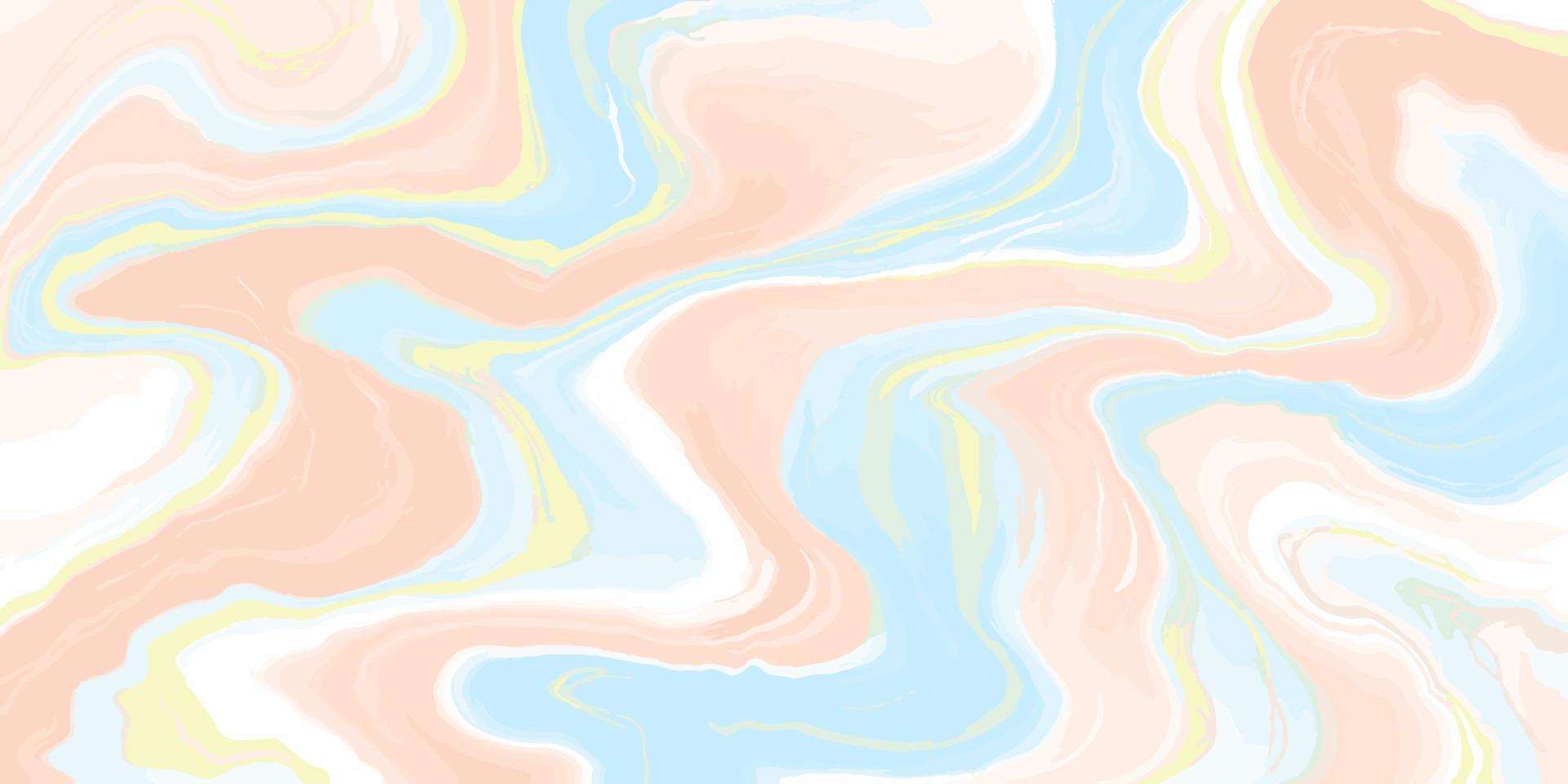 Marble effect banner. Liquid paint pastel. Horizontal background design. Vector. vector