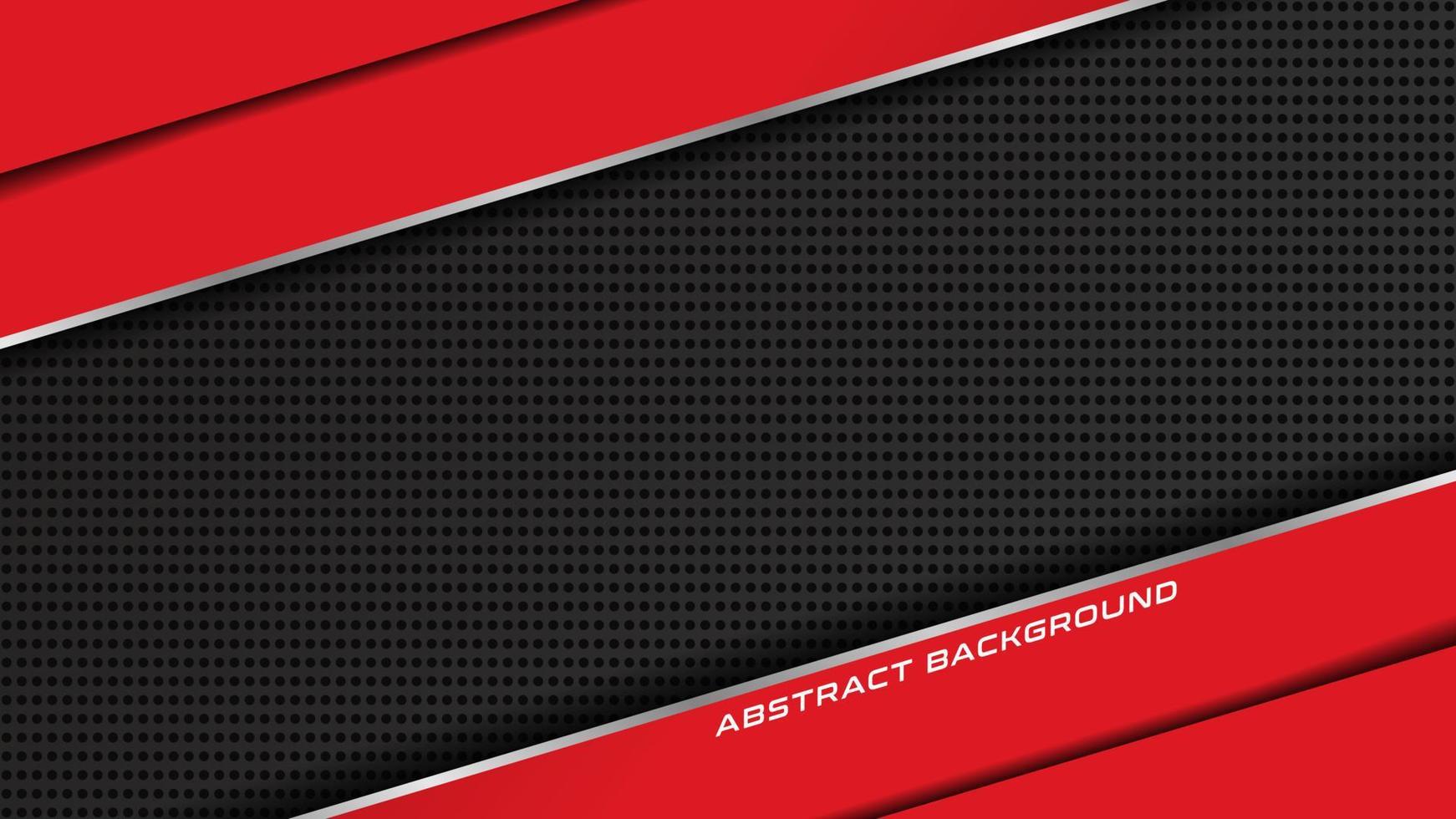 Abstract background template. Minimalist abstract metallic red black frame layout design tech innovation concept background vector