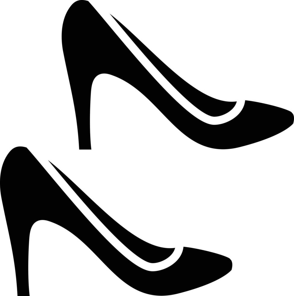 High Heels Icon Style vector
