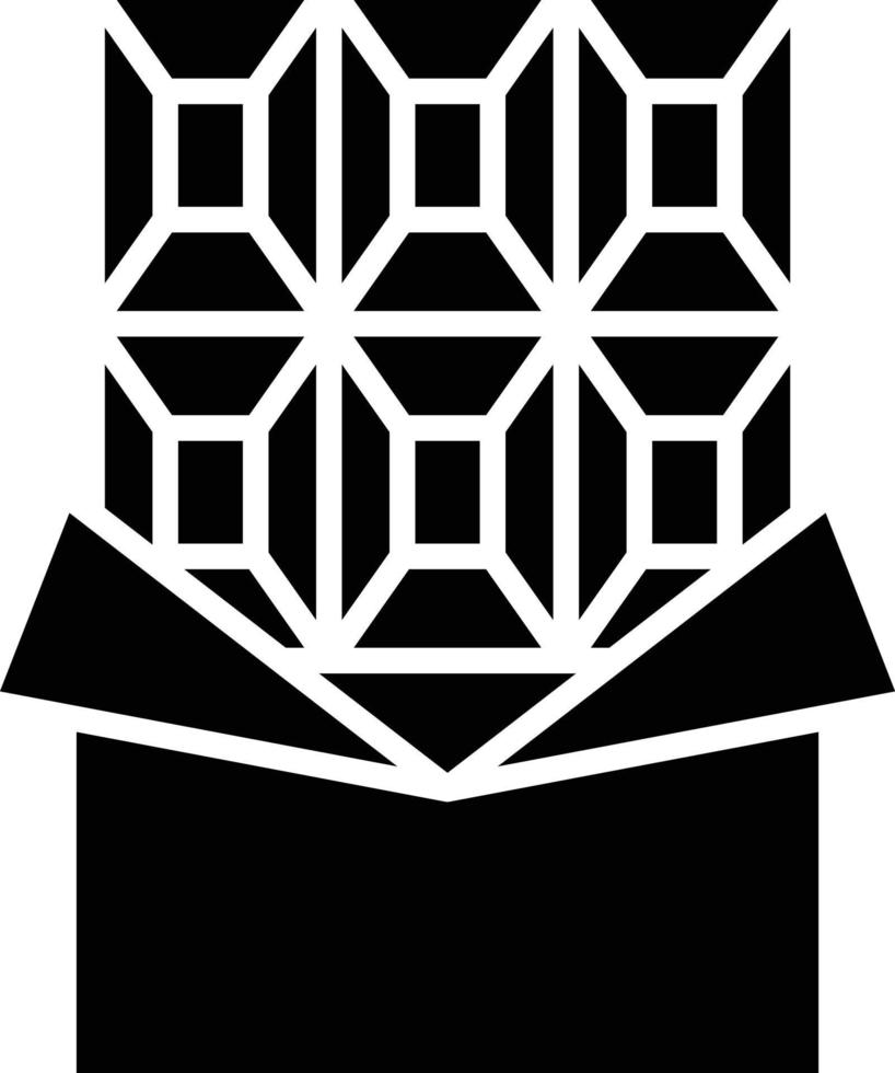 Chocolate Bar Icon Style vector