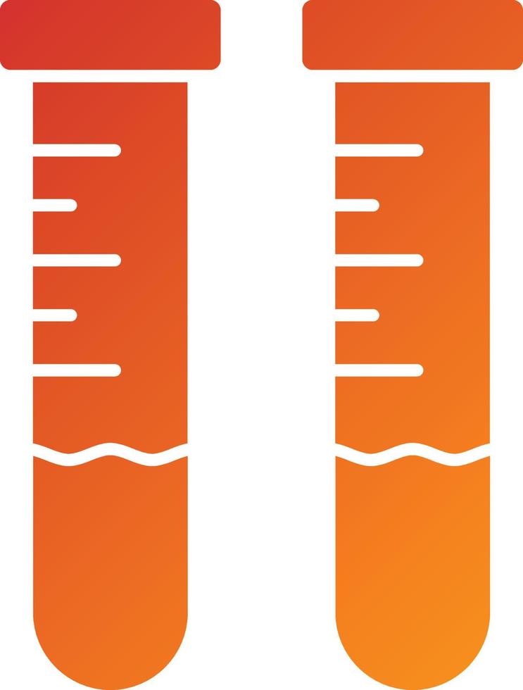 Test Tubes Icon Style vector