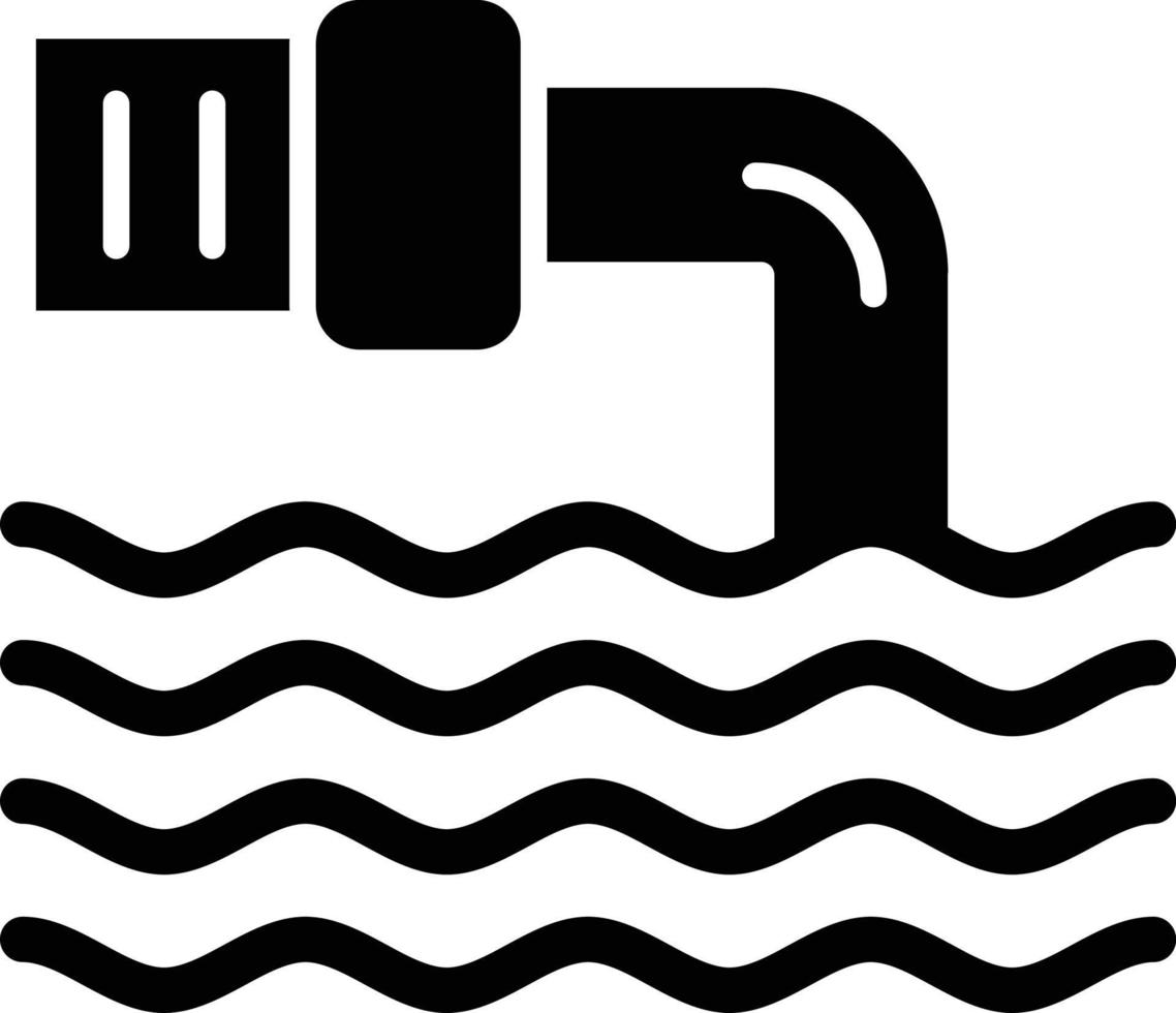 Waste Water Icon Style vector