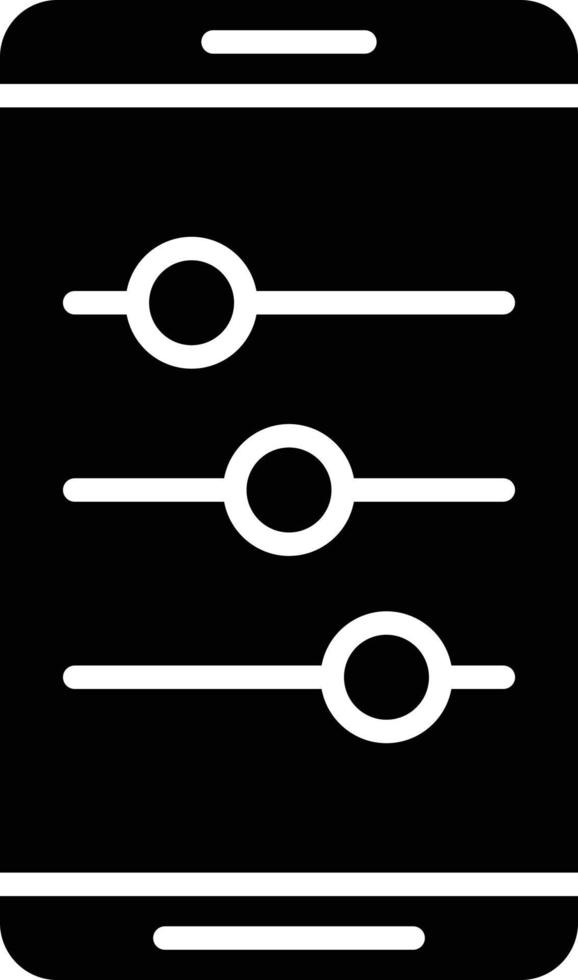 Sliders Icon Style vector