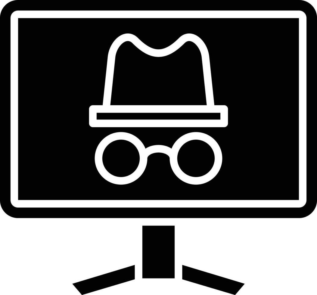 Incognito Icon Style vector