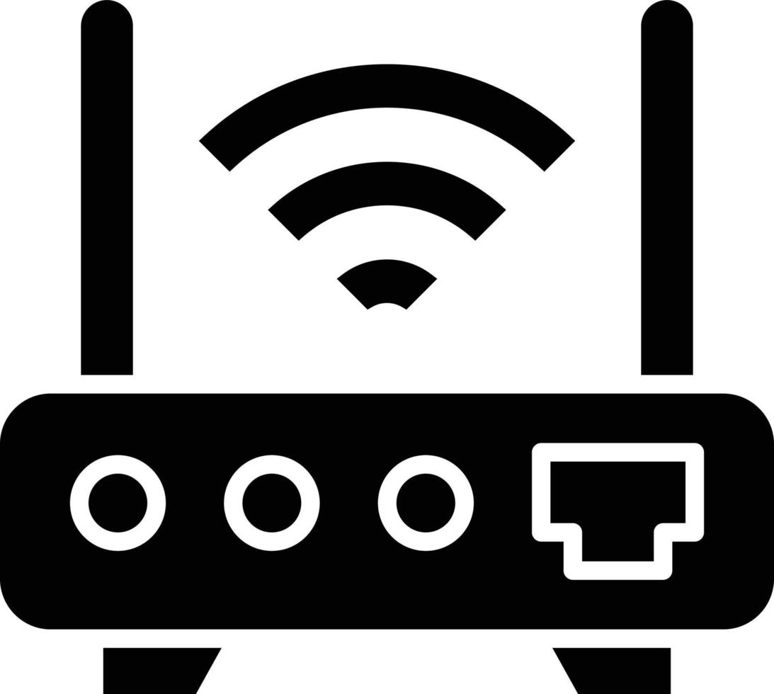 Wifi Router Icon Style vector